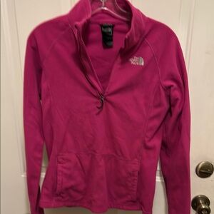 The North Face Pink Quarter-Zip Pullover